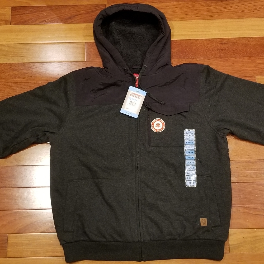 Coleman Sherpa Lined Zipped Hoodie